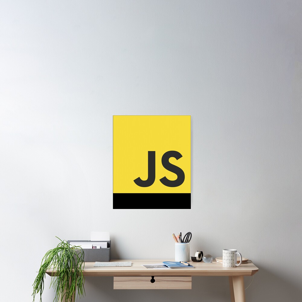 Póster «Logotipo del lenguaje de programación javascript js Esencial ...