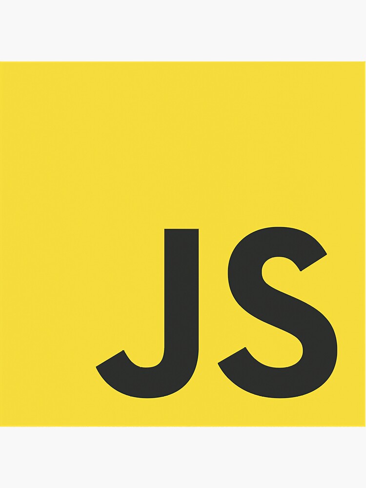 Pegatina «Logotipo del lenguaje de programación javascript js Esencial ...