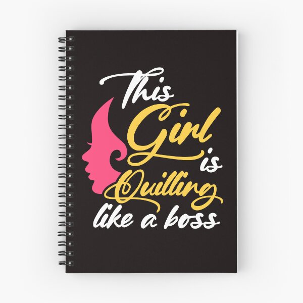 Item preview, Girl Quilling Like Boss Hobby Paper Filigree Crafting Artist designed and sold by TomGiantDesigns.