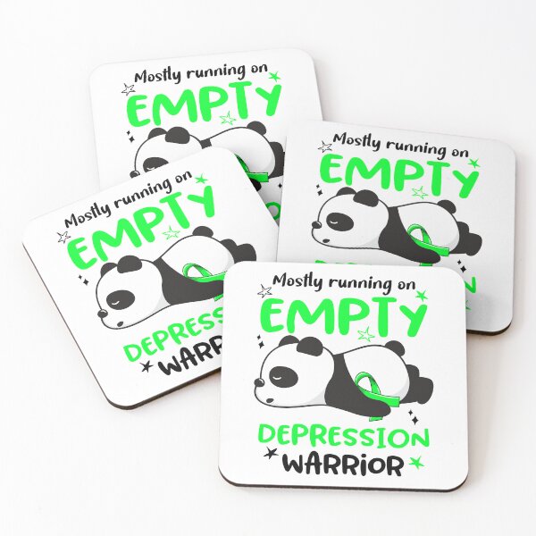 Item preview, Depression Awareness - Mostly Running On Empty Depression Warrior designed and sold by Hilten.
