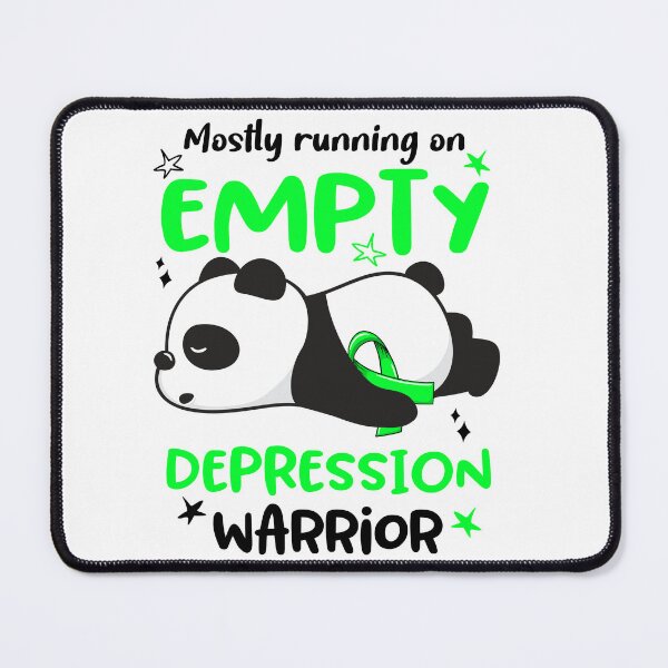 Item preview, Depression Awareness - Mostly Running On Empty Depression Warrior designed and sold by Hilten.