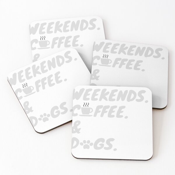 Item preview, Weekends Coffee and Dogs designed and sold by Vintage Vibe Studio.