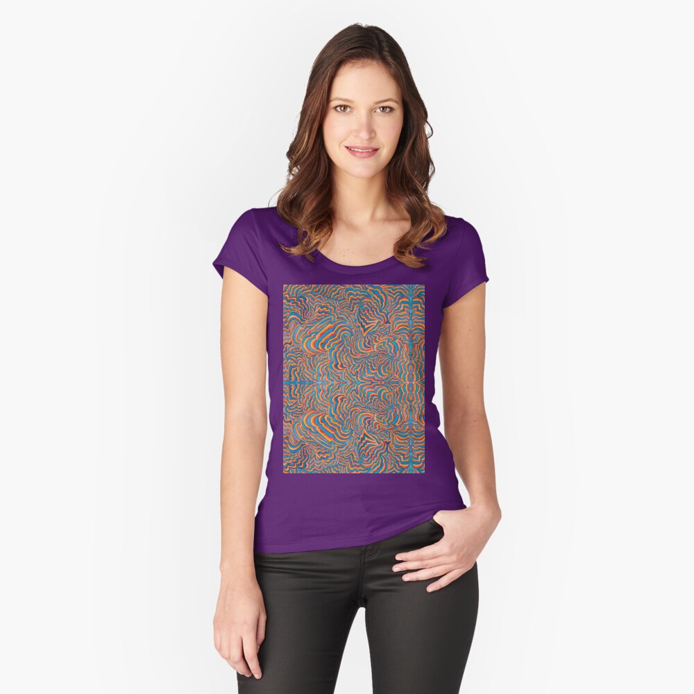 Item preview, Fitted Scoop T-Shirt designed and sold by Sznajberg.