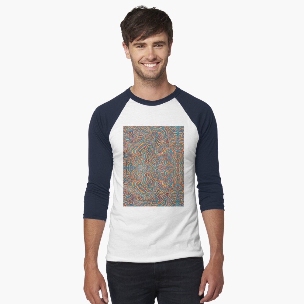 Item preview, Baseball ¾ Sleeve T-Shirt designed and sold by Sznajberg.