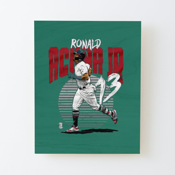 Ronald Acuña Jr: The Silencer Art Print, Atlanta - MLBPI - BreakingT