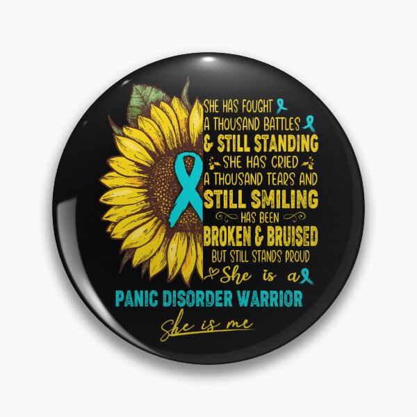 Item preview, Panic Disorder Awareness - She is A Panic Disorder Warrior SHE IS ME designed and sold by ArangoaStore.