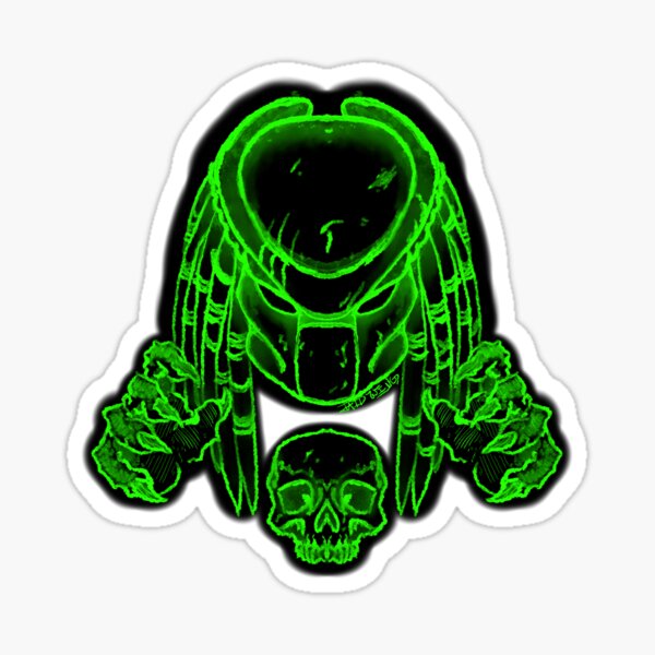 Welcome to the jungle Predator (neon) - Alien Versus Predator - Sticker