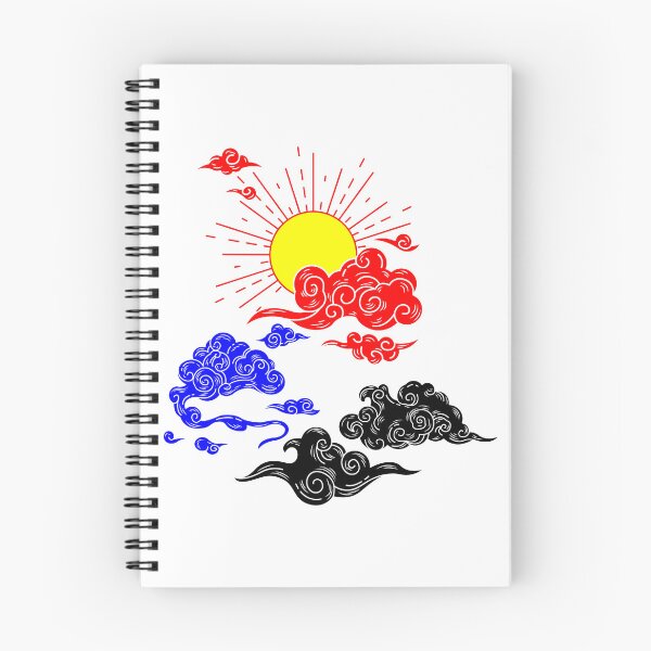 Item preview, Polyamory Sun and Clouds. Polyamorous Pride designed and sold by Subtle Pride Shop.
