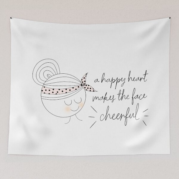 Item preview, happy heart designed and sold by Raquel Quintana.