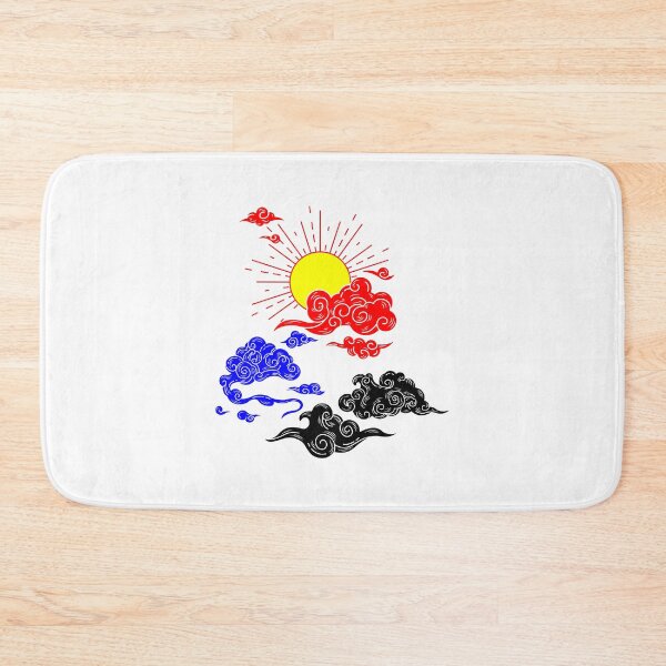 Item preview, Polyamory Sun and Clouds. Polyamorous Pride designed and sold by Subtle Pride Shop.