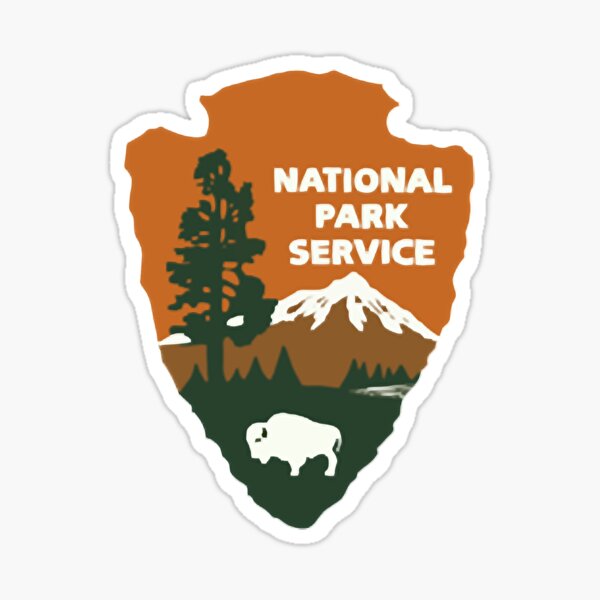 National Park Service Logo Digital Art Classic Sticker By