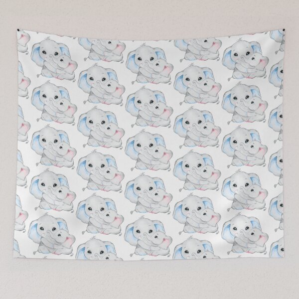 Item preview, Daddy and Baby Elephant designed and sold by MonkeyBizness.