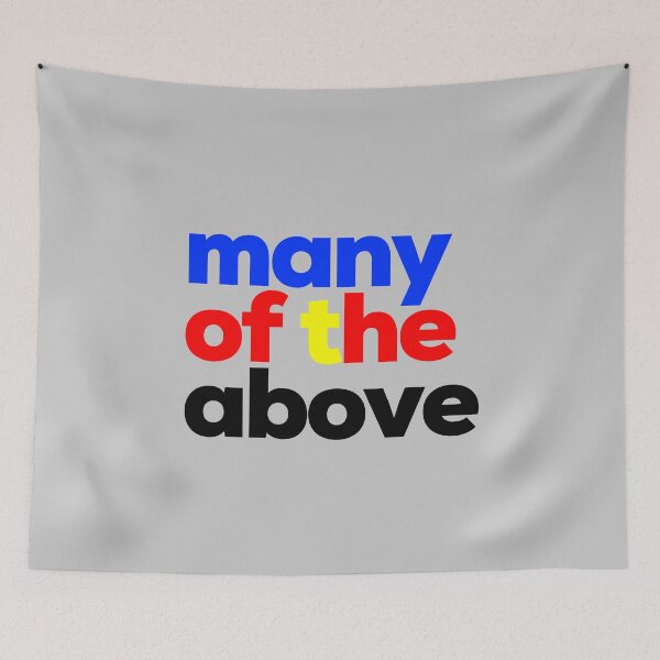 Item preview, Many of the Above. Polyamorous Pride designed and sold by Subtle Pride Shop.