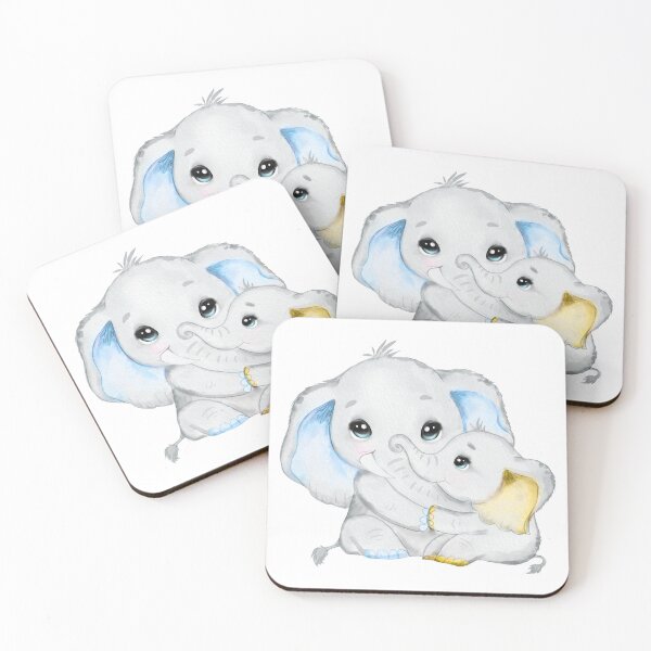 Item preview, Daddy and Baby Elephant designed and sold by MonkeyBizness.