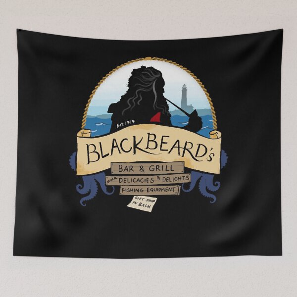 Item preview, Blackbeard's Bar and Grill designed and sold by LukeTaylorMull.