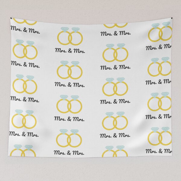 Item preview, Mrs. and Mrs. Rings designed and sold by HanaMariDesigns.