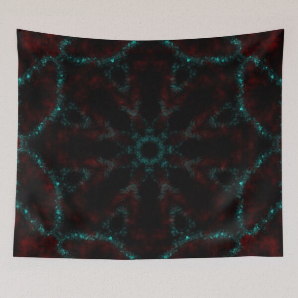 Item preview, Red Eye Mandala Abstract Art designed and sold by Ariel Guevara.