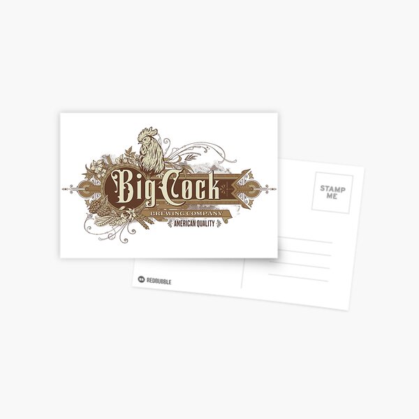 Item preview, Chicken Rooster Big Cock Brewing Company Guys Funny designed and sold by CattlettArt.
