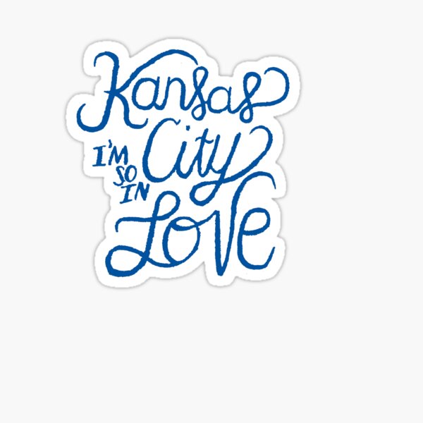 Kansas City I'm So in Love Sticker