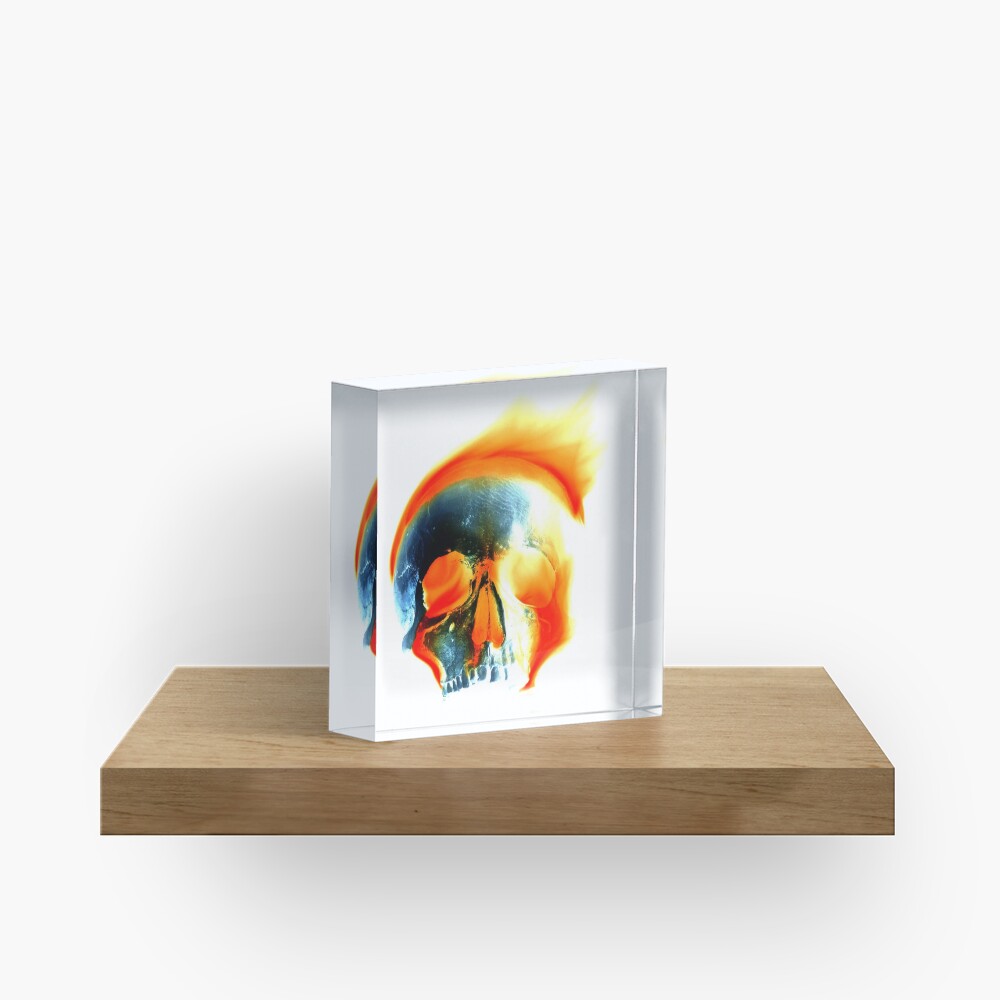 Demons consume (Negative Edit) Acrylic Block