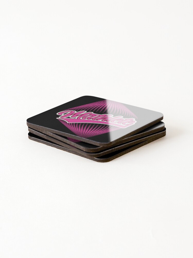 Thumbnail 4 of 5, Coasters (Set of 4), Pink Mathlete Design - Mathletics designed and sold by BuxomBabe21.