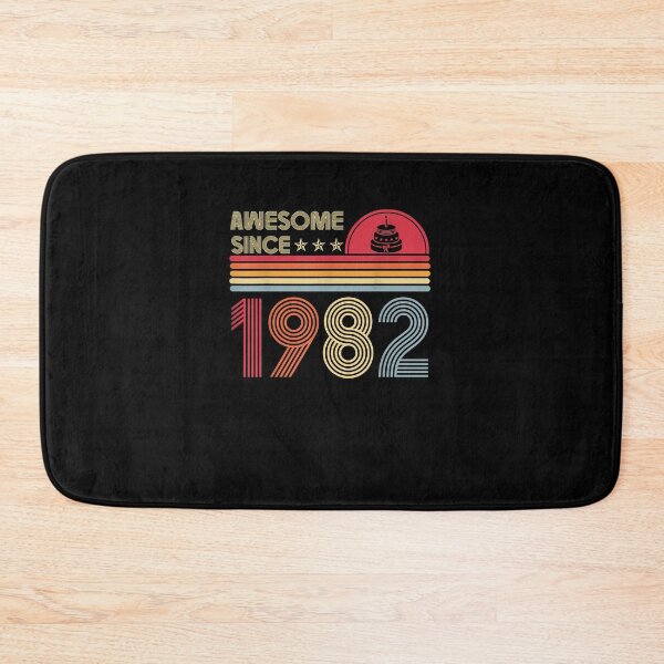 Item preview, Awesome Since 1982 40th Birthday Retro T-Shirt designed and sold by zemelshkas.