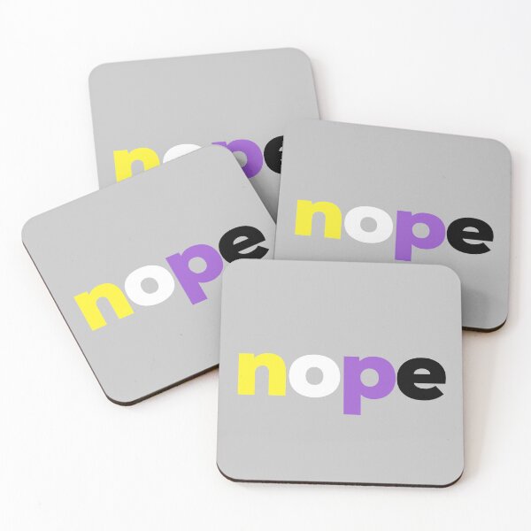 Item preview, nope. LGBTQ Nonbinary Pride designed and sold by Subtle Pride Shop.