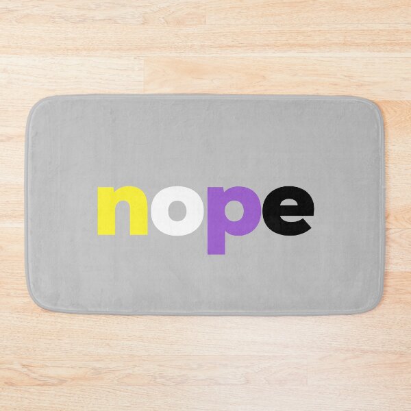 Item preview, nope. LGBTQ Nonbinary Pride designed and sold by Subtle Pride Shop.