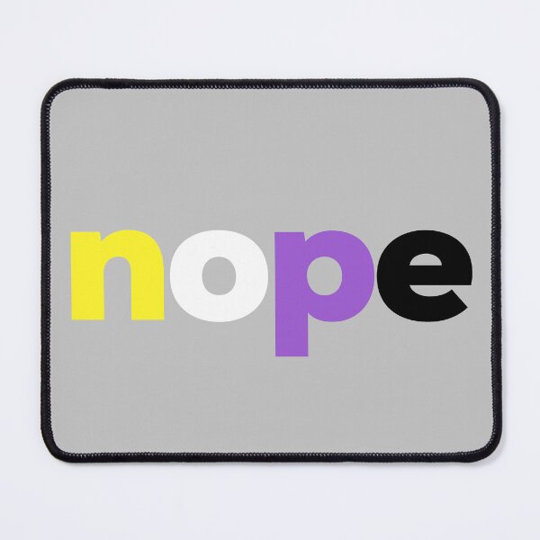 Item preview, nope. LGBTQ Nonbinary Pride designed and sold by Subtle Pride Shop.
