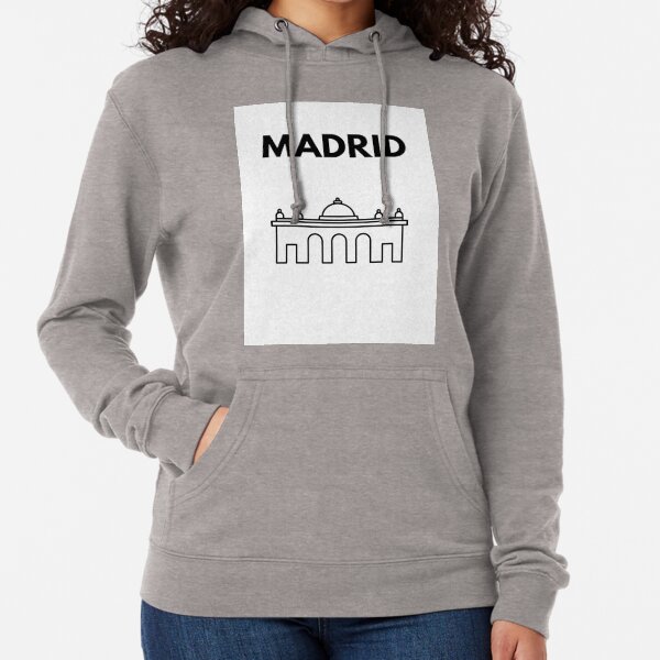 Puerta de Alcalá de Madrid Sudadera ligera con capucha