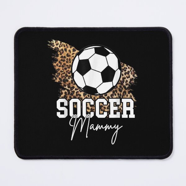Item preview, Soccer Mammy Leopard Heart Funny T-Shirt designed and sold by nuzzilrhall.