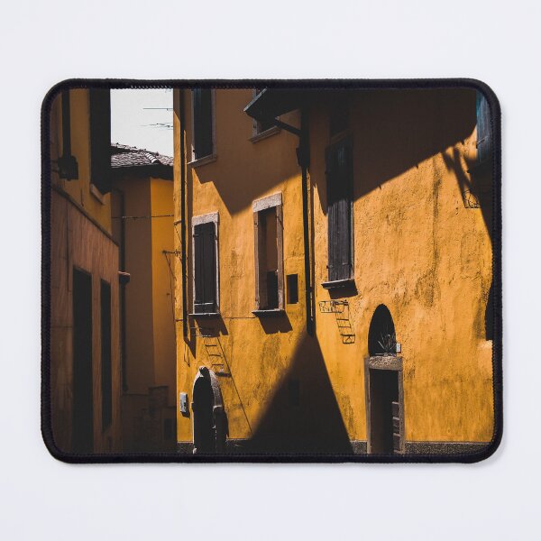 Item preview, Yellow houses in Venice streets - yellow Italian houses  designed and sold by anisbbmbrush.
