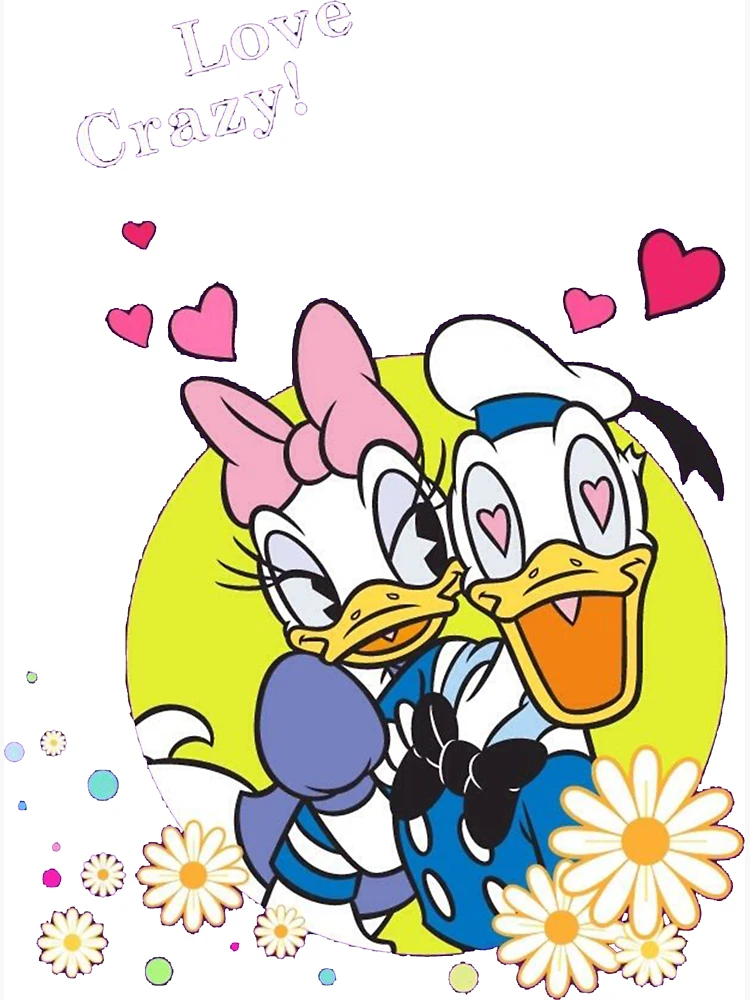 Donald Duck And Daisy Duck Love Crazy | Magnet