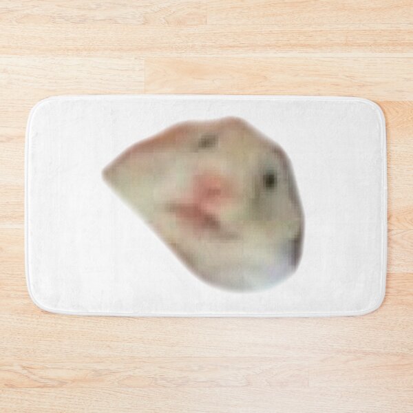 Item preview, low quality hamster sticker button cute designed and sold by tree-huggrs.