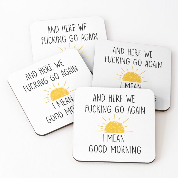 Item preview, And Here We Fucking Go Again I Mean Good Morning mug, Gag Gift, Funny Mugs, Sarcastic Gift, Mom Mug, Humor Mug Adult White designed and sold by Mrabetabdo.