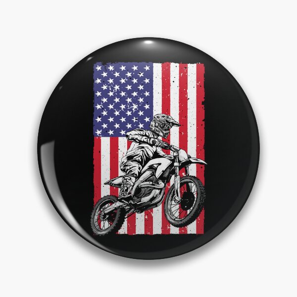 Item preview, Cool Dirt Bike USA Flag - Dirt Bike Motocross Lovers designed and sold by caintati.