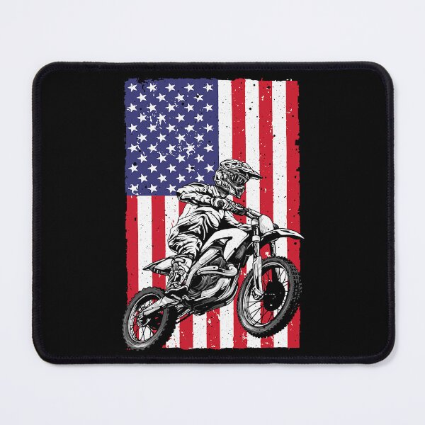 Item preview, Cool Dirt Bike USA Flag - Dirt Bike Motocross Lovers designed and sold by caintati.