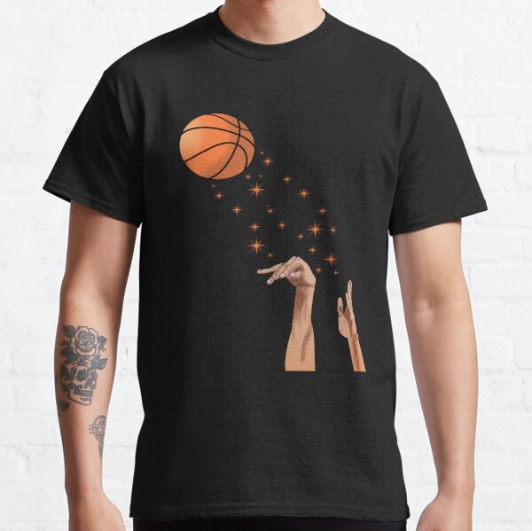 All Time Ballers Minnesota Purple Rain Basketball Finger Spin T-Shirt