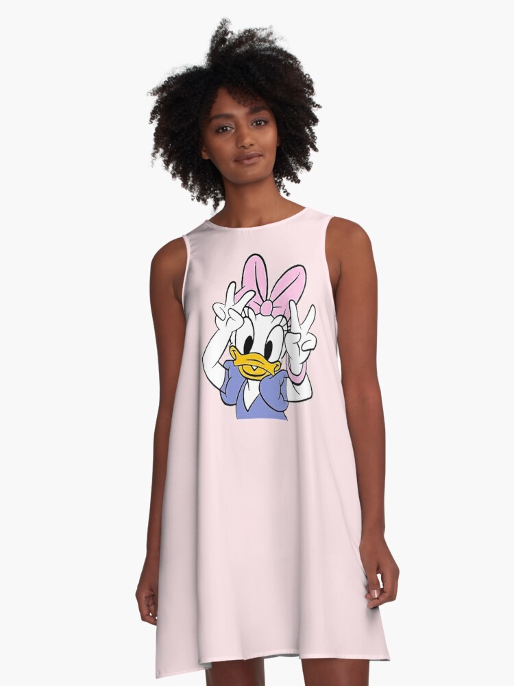 Daisy Duck Say Hi Cute A-Line Dress for Sale by DonaldUS