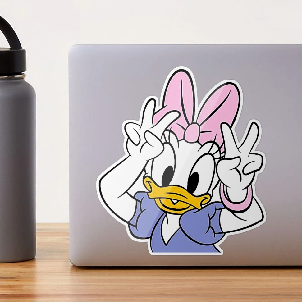 Daisy Duck Say Hi Cute Sticker for Sale by DonaldUS