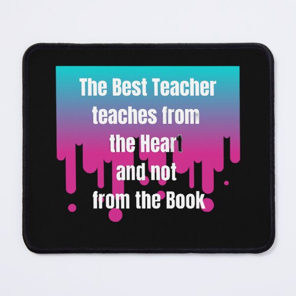 Item preview, The Best Teacher Teaches From The Heart Drips Best Teacher Design designed and sold by BestTeacher.