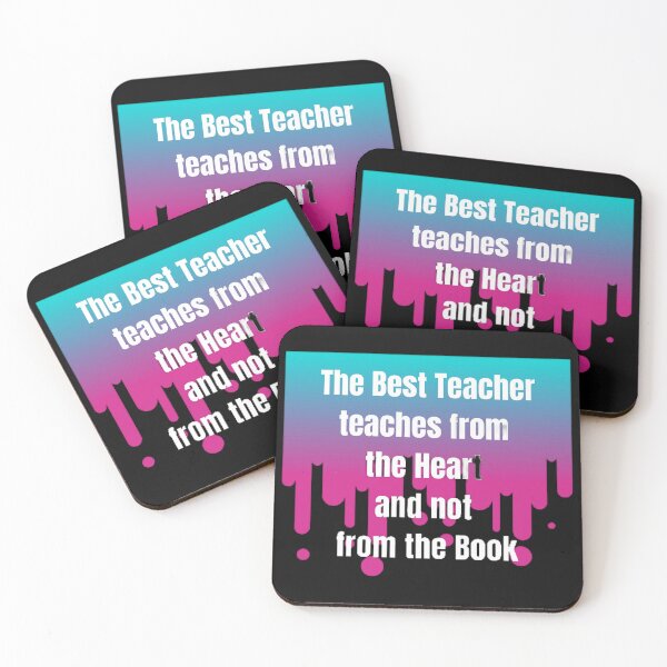 Artikelvorschau, Der beste Lehrer lehrt von Herzen. Best Teacher Design entworfen und verkauft von BestTeacher.