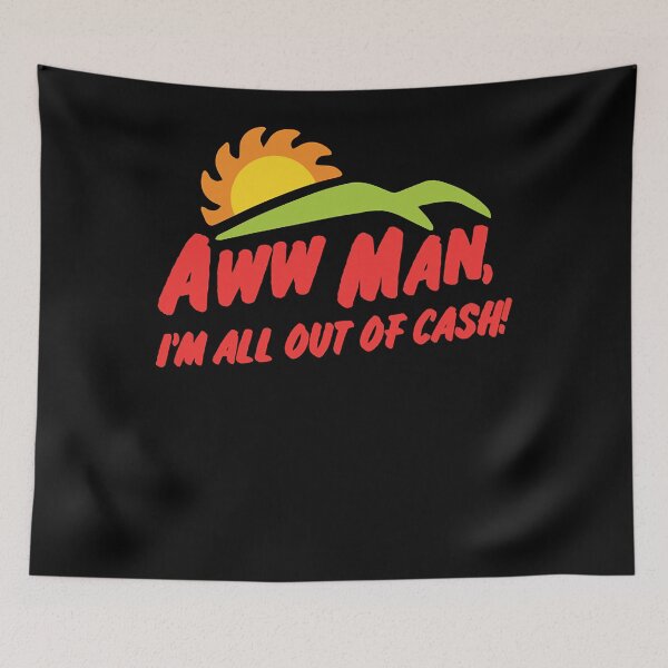 Item preview, Aww man, I'm all out of cash!  designed and sold by LukeTaylorMull.