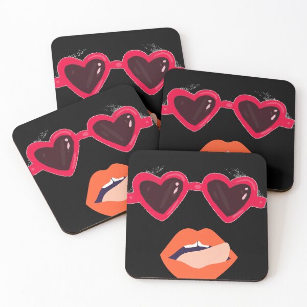 Item preview, Red heart sunglasses designed and sold by Happy store ⭐⭐⭐⭐⭐.