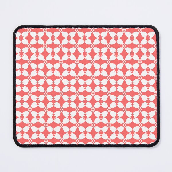 Item preview, orange and white geometric petals, designed and sold by inkbearblue.