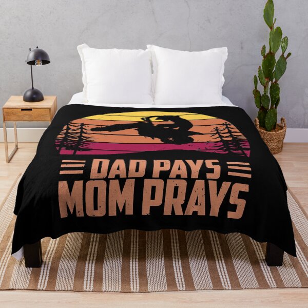 Item preview, Dad Pays Mom Prays Motocross Off Road Dirt Bike designed and sold by caintati.