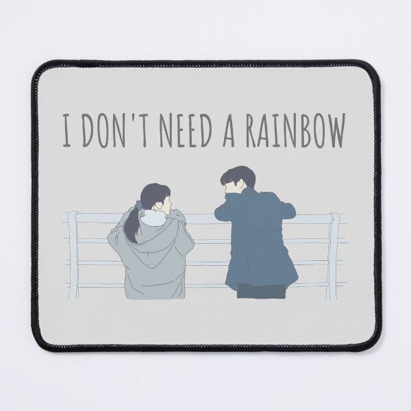 Item preview, Kdrama | Twenty Five Twenty One | I Don't Need A Rainbow | Light Gray Background | designed and sold by KDramaHyeong.