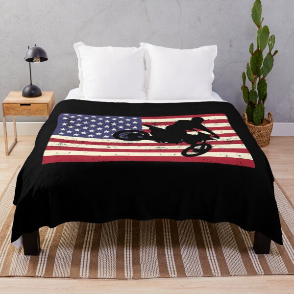 Item preview, Dirt Bike American Flag - Motocross designed and sold by caintati.