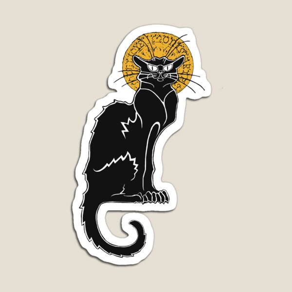 Aperçu de l'œuvre Le Chat Noir créée et vendue par HeyWoman.
