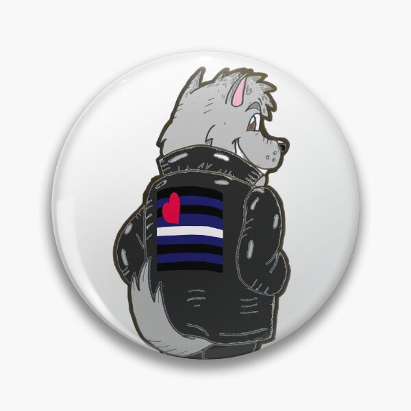 Item preview, Leather Flag Wolf designed and sold by Riccivela.